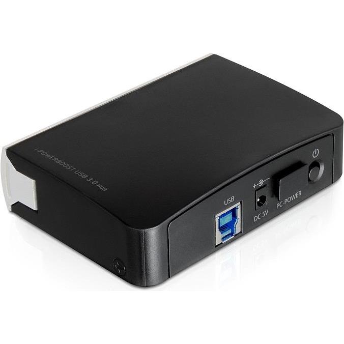 Thumbnail - Delock 61898 (USB-B, 5 Ports), Dockingstation + USB Hub, Schwarz