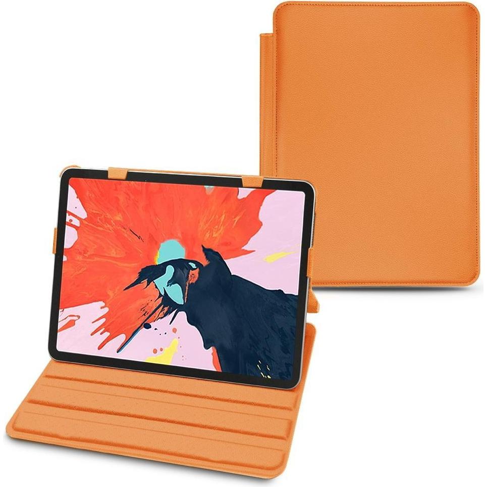 Noreve Lederschutzhülle horizontal (iPad Air 2022 (5. Gen), iPad Air 2020 (4. Gen)), Tablet Hülle, Orange