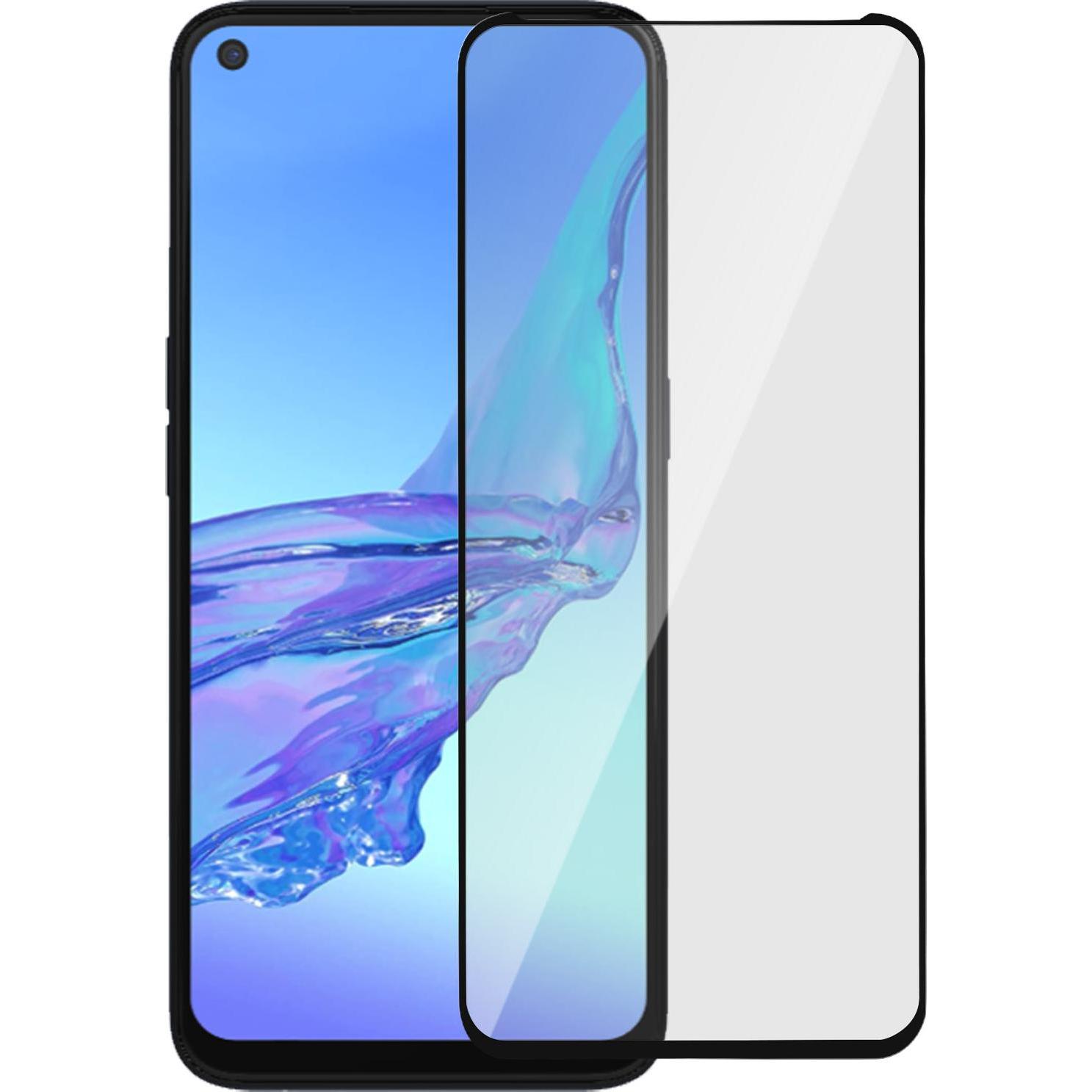 Avizar Displayschutzfolie, Case friendly Schutz (1 Stück, Oppo A53s), Smartphone Schutzfolie, Schwarz