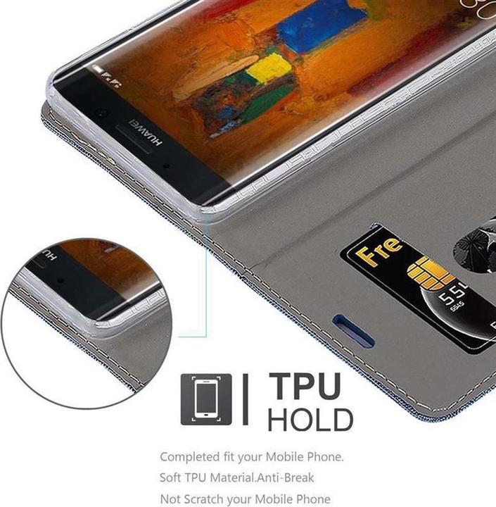 Actual product image Cadorabo Book Jeans Optics Cover (Mate 9 Pro)