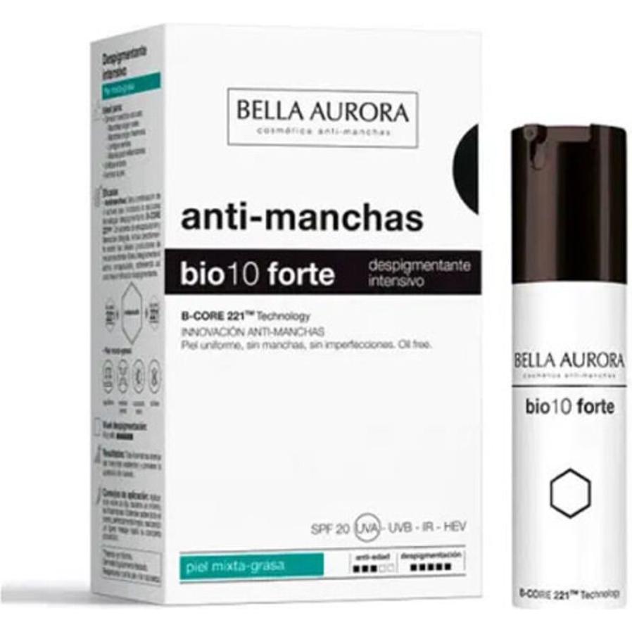 Bella Aurora, Gesichtscreme, BIO10 FORTE despigmentante intensivo piel mixta 30 ml (30 ml, Tagescreme)