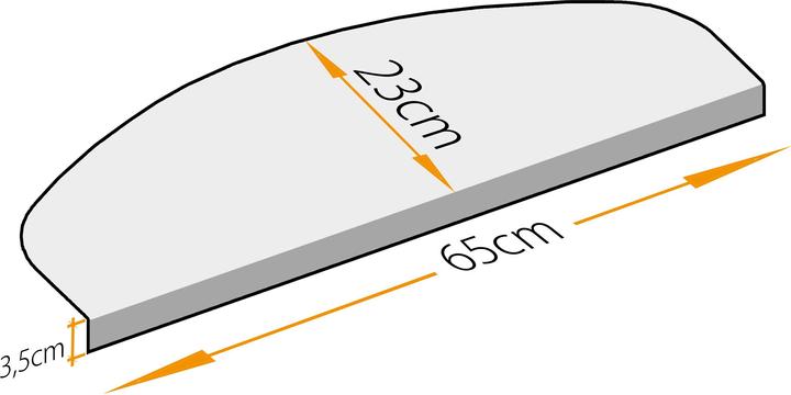 Actual product image Trenddeko Interland step mat (23 x 65 cm)