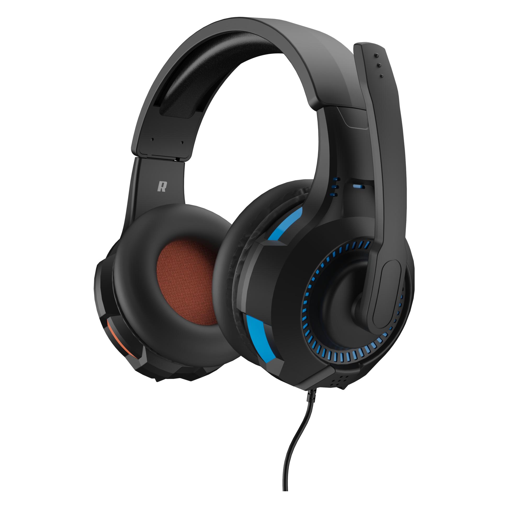 Hyperkin "SoundTac" Universal Gaming Headset (Blue Orange) (Bedraad), Gaming Headset, Oranje, Blauw