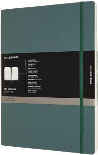 Image du produit Moleskine Carnet de notes professionnel XXL, couverture souple, vert forêt (A5, À rayures)