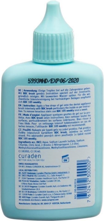 Produktbild Curaprox BDC 100 Daily Gel (60 ml, Mundspülung)