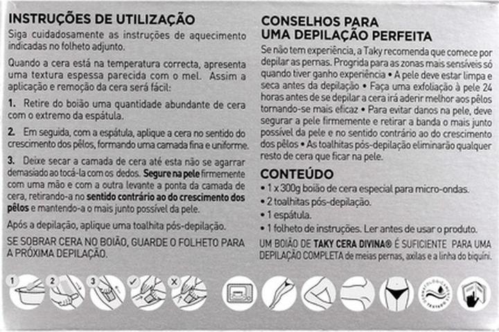 Produktbild Taky CARBON ACTIVADO cera divina depilatoria corporal 300 ml (300 ml)