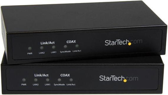 Immagine prodotto StarTech Kit estensore di rete Gigabit Ethernet non gestito su cavo coassiale - 2,4 km (2 porte)