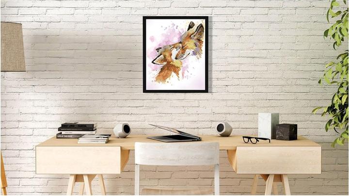 Actual product image Diamond Dotz Diamond Painting Foxes
