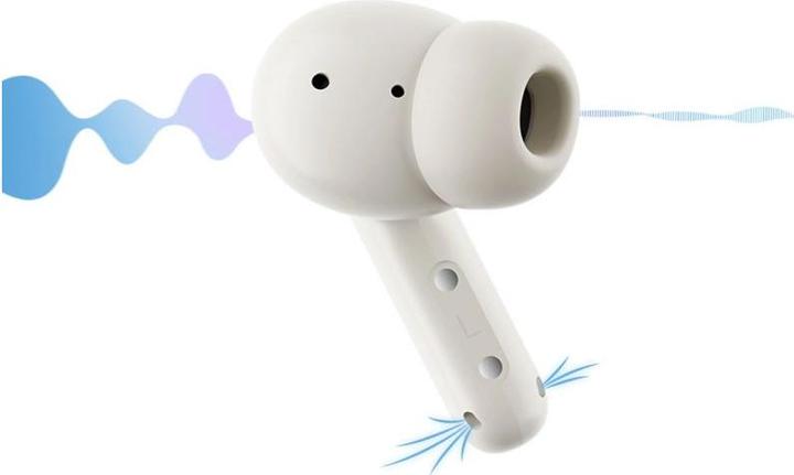 Actual product image QCY TWS Buds T43 ANC Headphones (white) (7 h, Wireless)