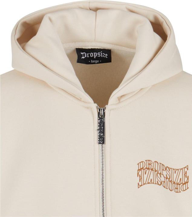Actual product image Dropsize Heavy Oversize Mirrored Logo Zip-Hoodie - 124653 (XS)