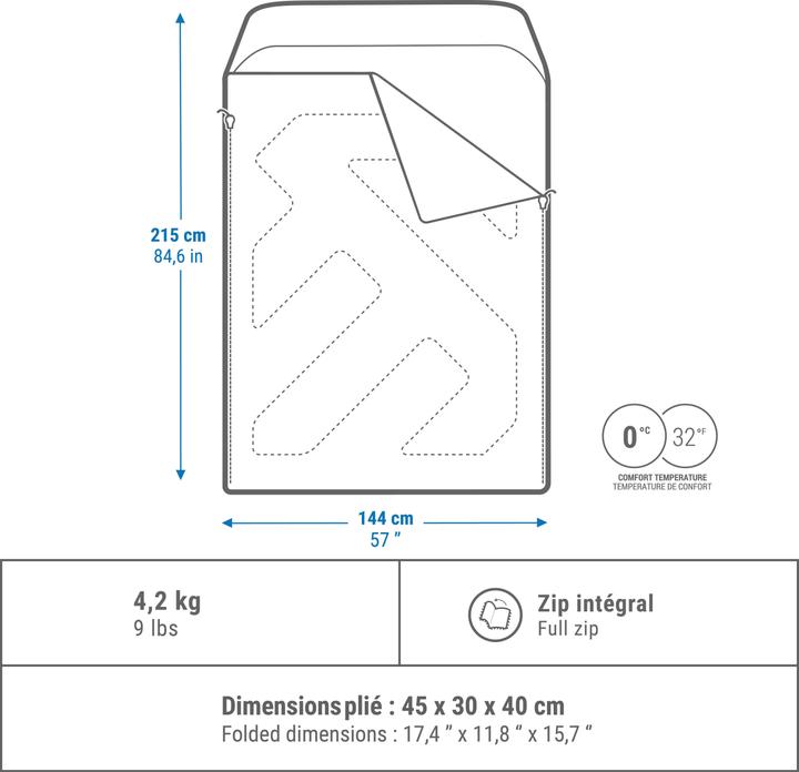 Image du produit Quechua Arpenaz (215 cm)