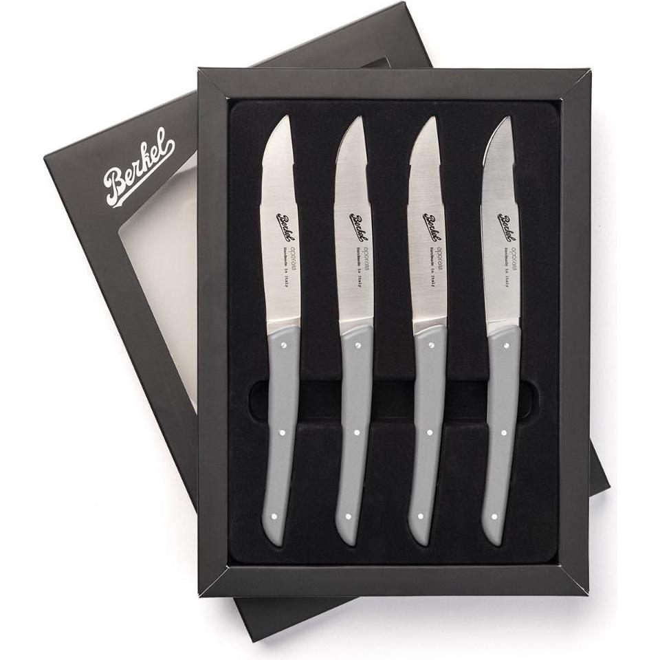 Thumbnail - Berkel Steakmesser-Set 4-tlg. Color grigio, Besteck, Grau