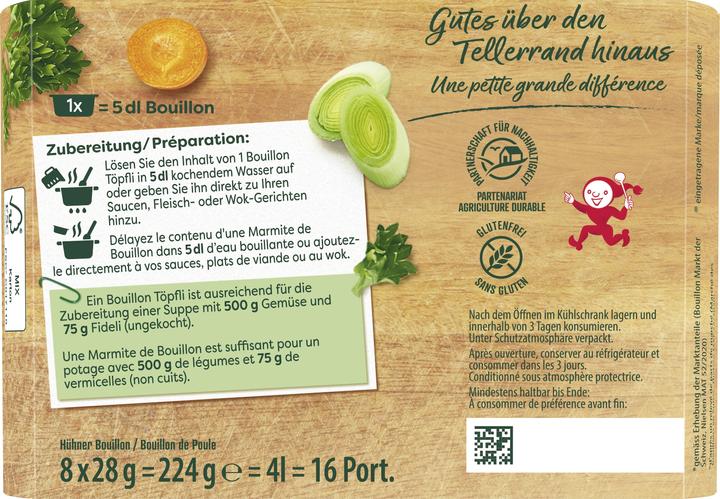 Image du produit Knorr Marmite de bouillon de poulet, consistance molle & rapidement soluble, pour sauces, viande & wok