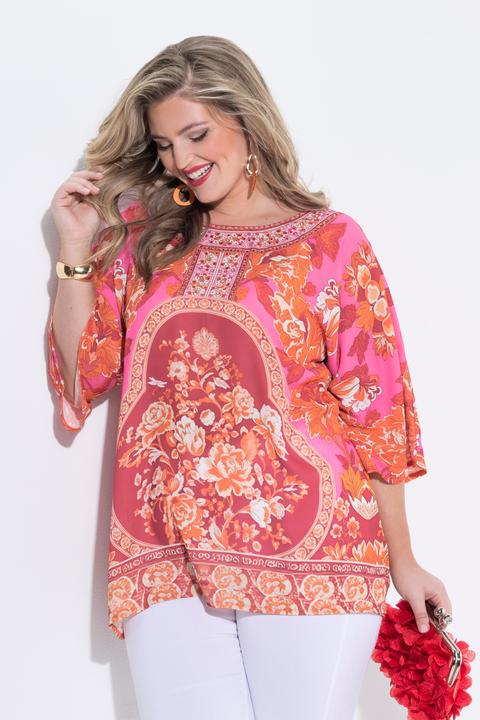 Immagine prodotto Miamoda Maglia con stampa allover e brillantini (60)