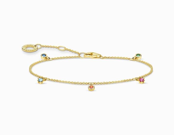 Immagine prodotto Thomas Sabo Bracciale (16 cm, Argento 925, Doratura in oro giallo 750)