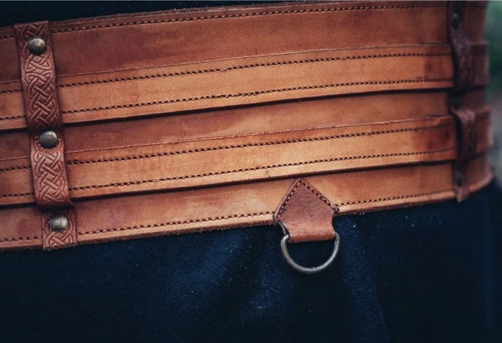 Actual product image Carbone Medieval/Viking belt, leather (120)