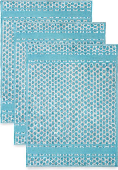 Actual product image Aspero 3 terry cotton tea towels (50 x 70 cm)