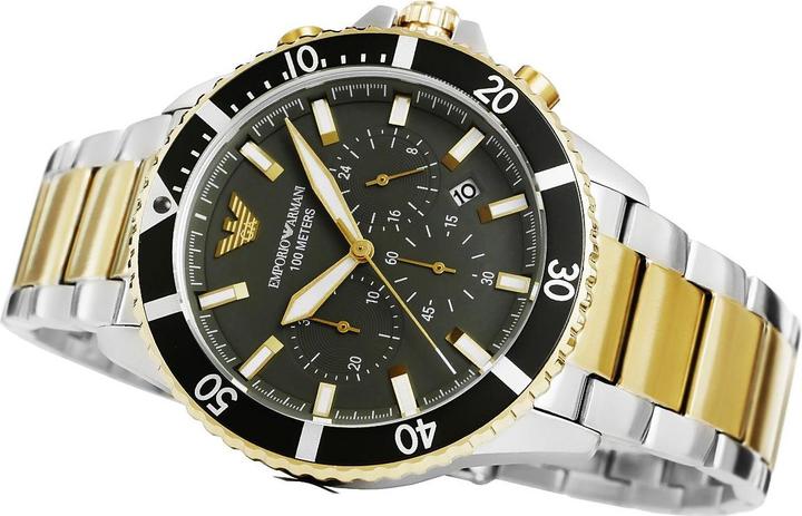 Actual product image Emporio Armani Diver (Chronograph, 43 mm)