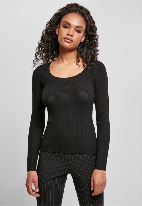 Produktbild Urban Classics Ladies Wide Neckline Sweater (XS)