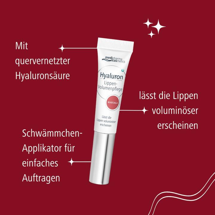 Produktbild Medipharma cosmetics Hyaluron Lippen-Volumenpflege marsala, 7 ml Creme (7 ml)