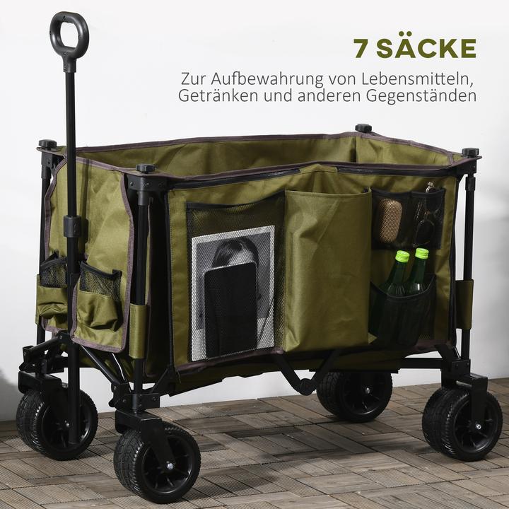 Image du produit Outsunny Chariot à bras avec poche latérale (100 kg)