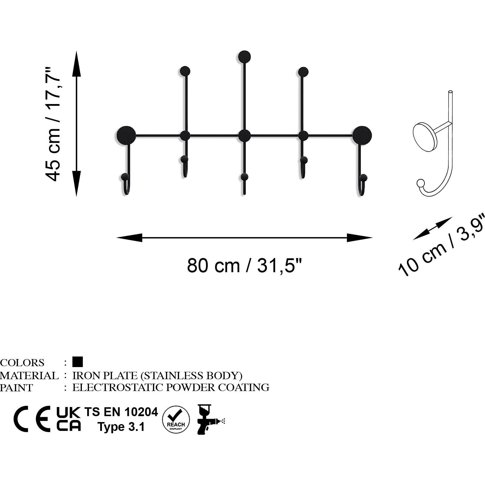 Thumbnail - Wallxpert, Garderobe + Kleiderhaken, Andrea