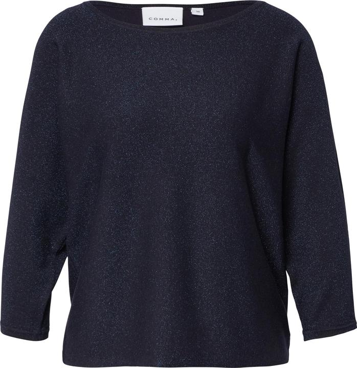 Produktbild Comma Strickpullover Allover-Plated-Pullover mit Glitzergarn und 3/4-Ärmeln (42)
