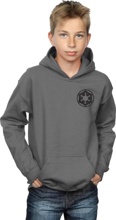 Image du produit Star Wars - Sweat à capuche THE MANDALORIAN GALACTIC EMPIRE INSIGNIA BREAST PRINT - Garçon (104)