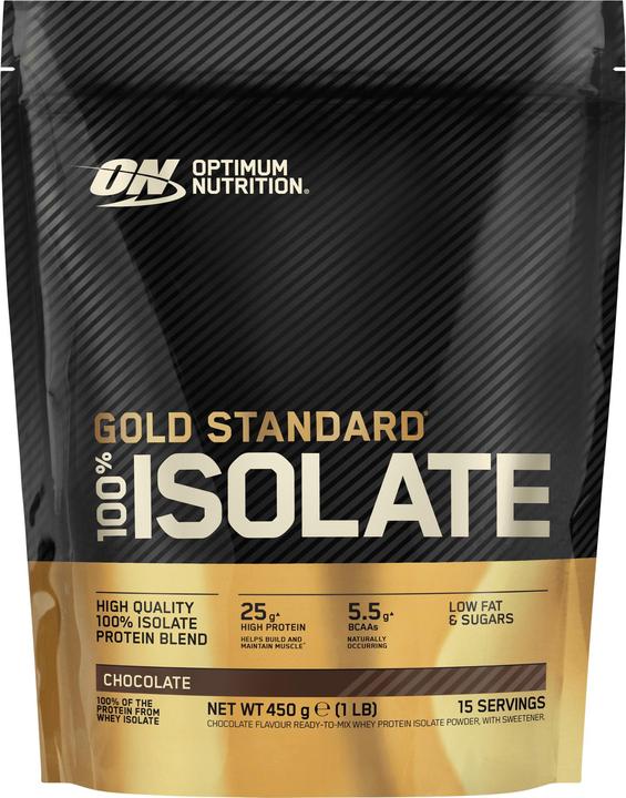 Actual product image Optimum Nutrition 100% Isolate Gold Standard (Chocolate, 1 pcs., 450 g)