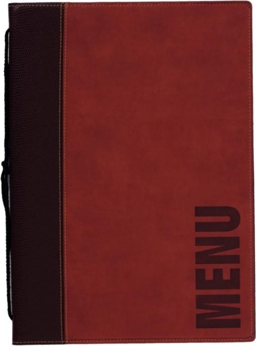 Actual product image Securit Menu card folder TRENDY, A4, wine red