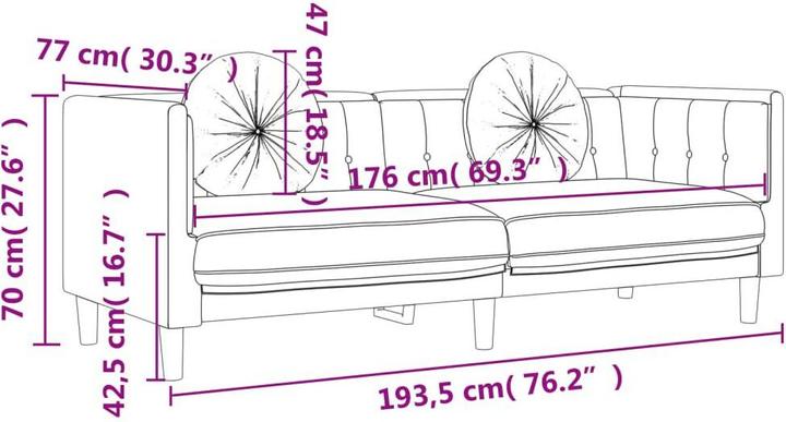 Produktbild vidaXL Kalevi (Polstergruppe)