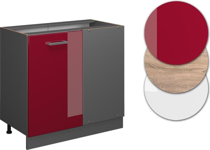 Produktbild Vicco Eckunterschrank R-Line (86 x 60 x 81.5 cm)