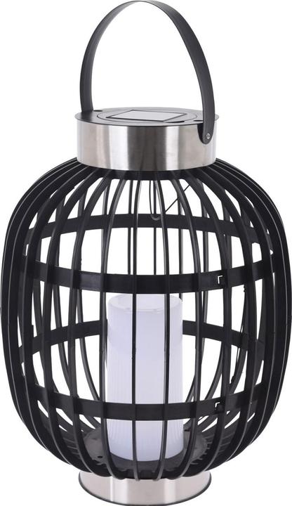 Produktbild H & S Collection Solar-Gartenampel in Rattan-Optik