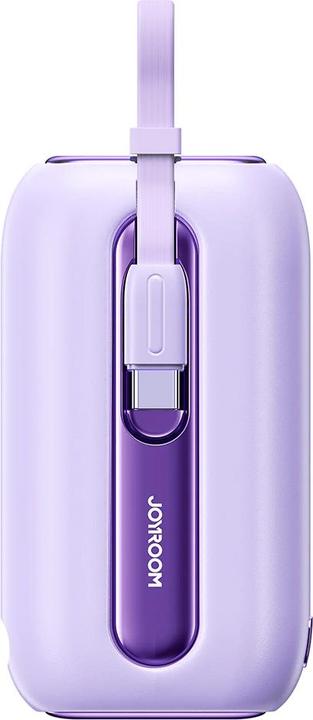 Actual product image Joyroom Powerbank JR-L013 Colorful 10000mAh, 12W (Purple) (10000 mAh, 12 W, 37 Wh)