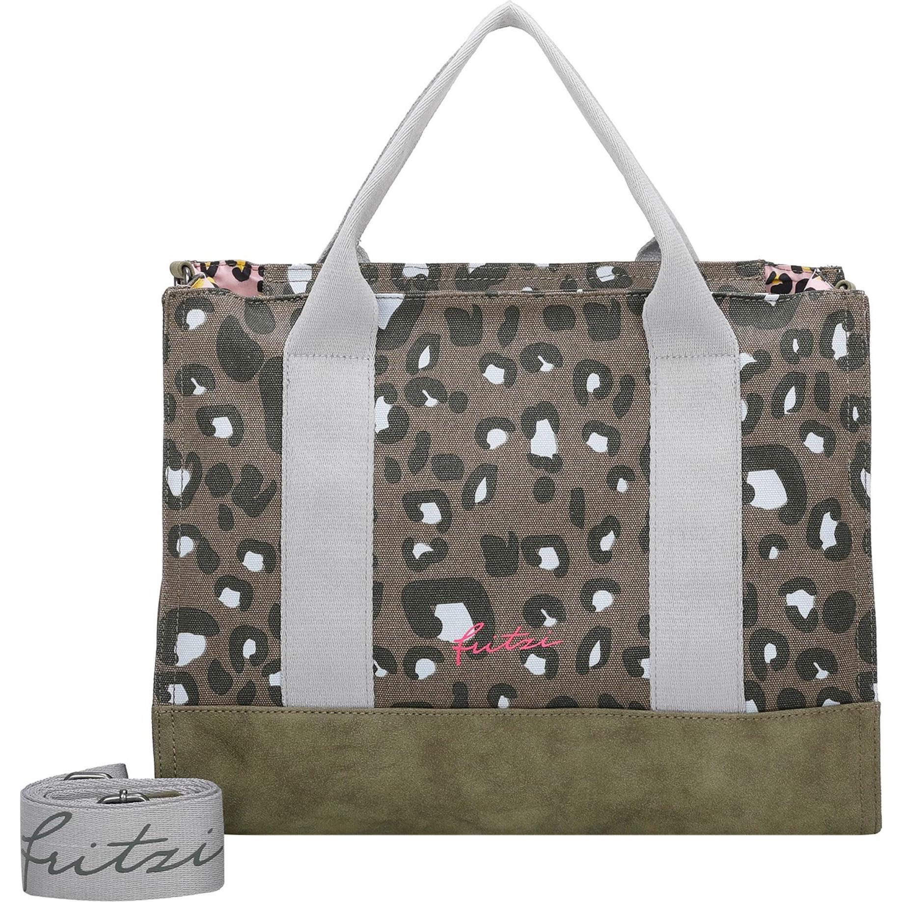 Fritzi aus Preußen, Tasche, Canvas Handtasche 40 cm, Mehrfarbig, (15 l)