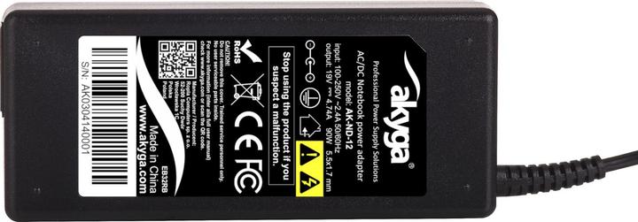 Produktbild Akyga Notebook-Adapter ist dediziert AK-ND-12 ACER 19V (90 W)
