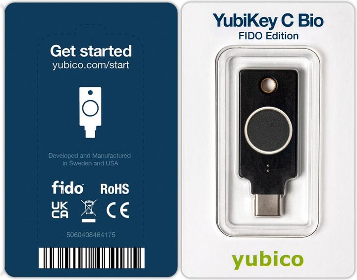 Produktbild Yubico YubiKey C Bio-FIDO Edition