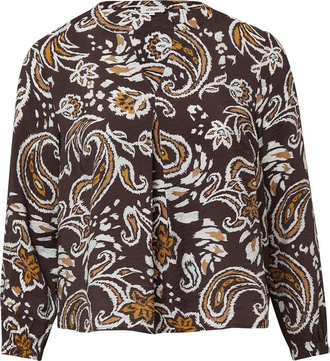 Immagine prodotto s.Oliver Bluse Strukturierte Viskosemix-Bluse mit All-over-Print (54)