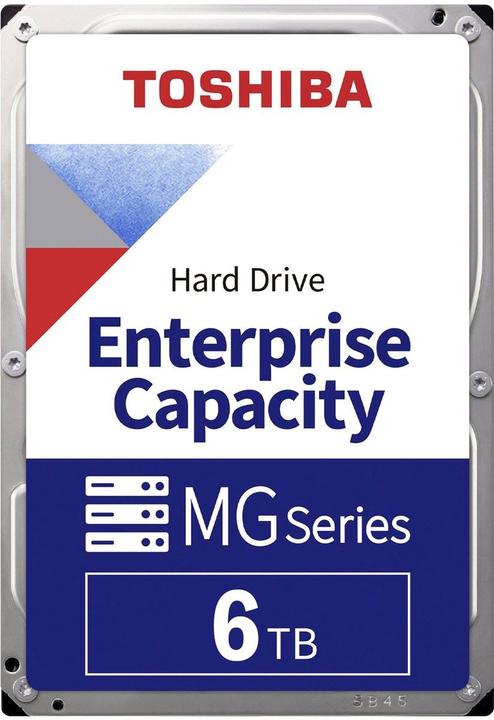Actual product image Toshiba enterprise capacity (6 TB, 3.5", CMR)