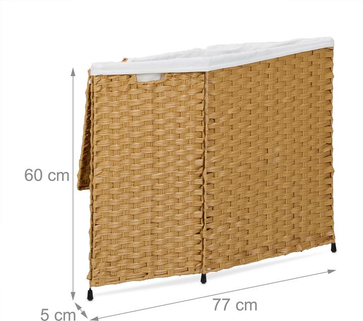 Image du produit Relaxdays Panier à laver (90 l)