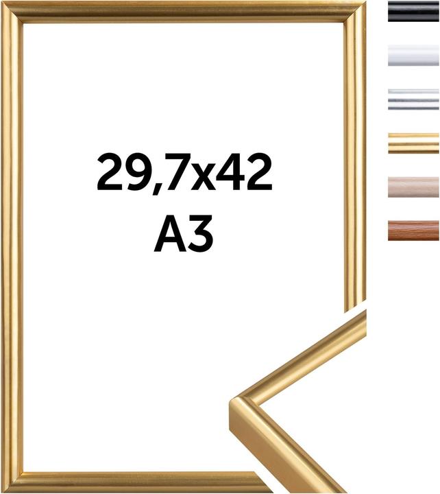 Produktbild Dörr Bilderrahmen New York Gold, 29.7 x 42 cm (29.7 x 42 cm)