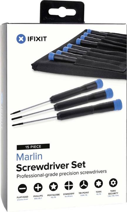 Actual product image iFixit Hand screwdriver set (Phillipps cross recess (PH), Torx (TX), Cross recess)