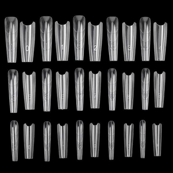 Immagine prodotto Molly Nails Sandwich Dual Forms - 15 Formen | 240 Stück (Unghie artificiali)