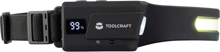 Image du produit Toolcraft Lampe COB avec spot lumineux, fonctionnant sur batterie avec capteur, 320 lm (320 lm)