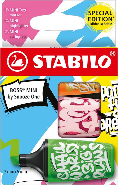 Produktbild STABILO Boss Mini Snooze 72erdisp (72x)