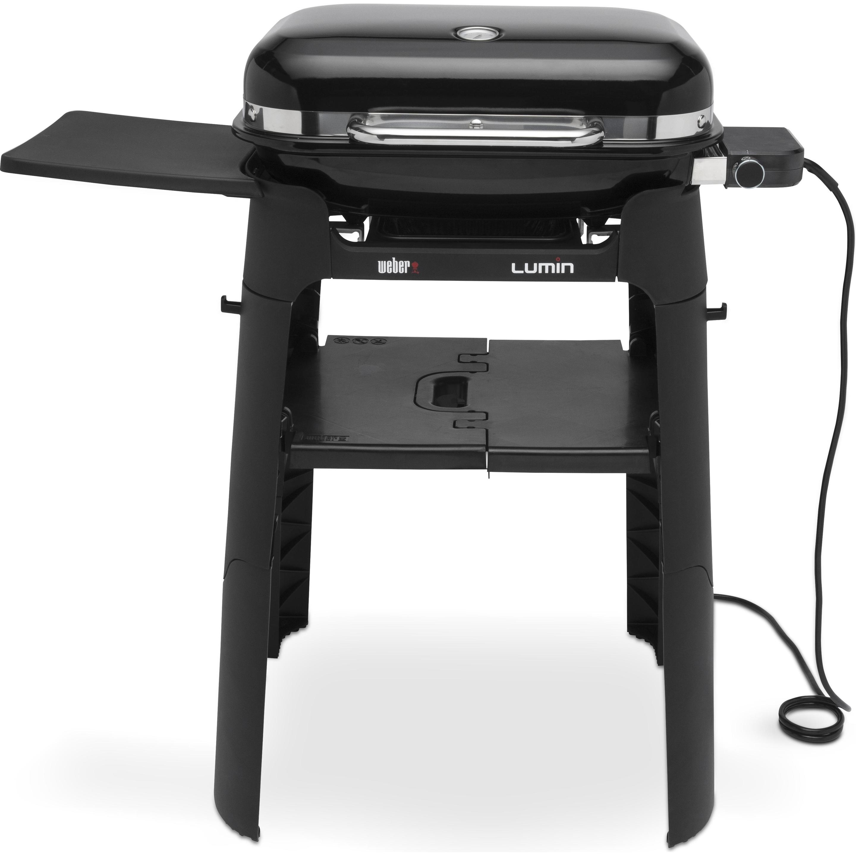 Weber, Grill elettrico, lumin zwart met onderstel elektrisch bbq (2.20 kW)