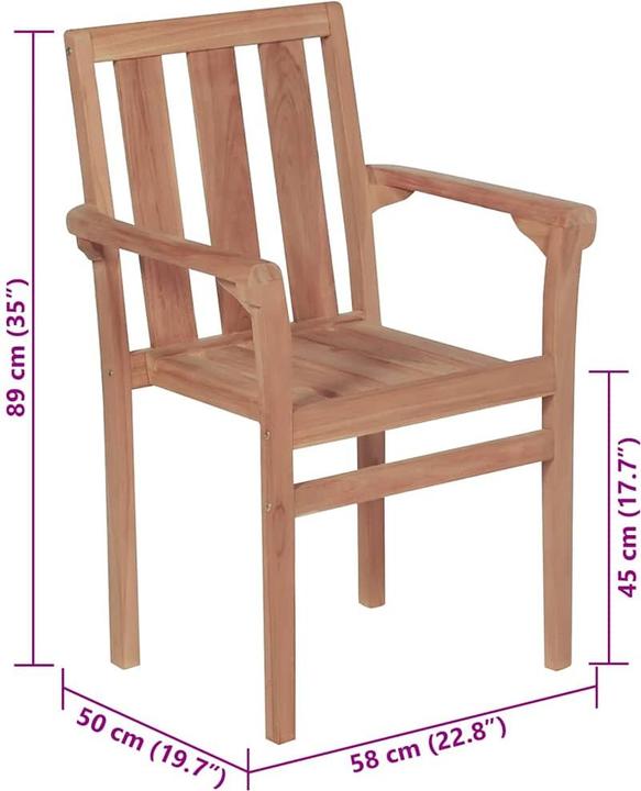 Produktbild vidaXL Gartenstuhl