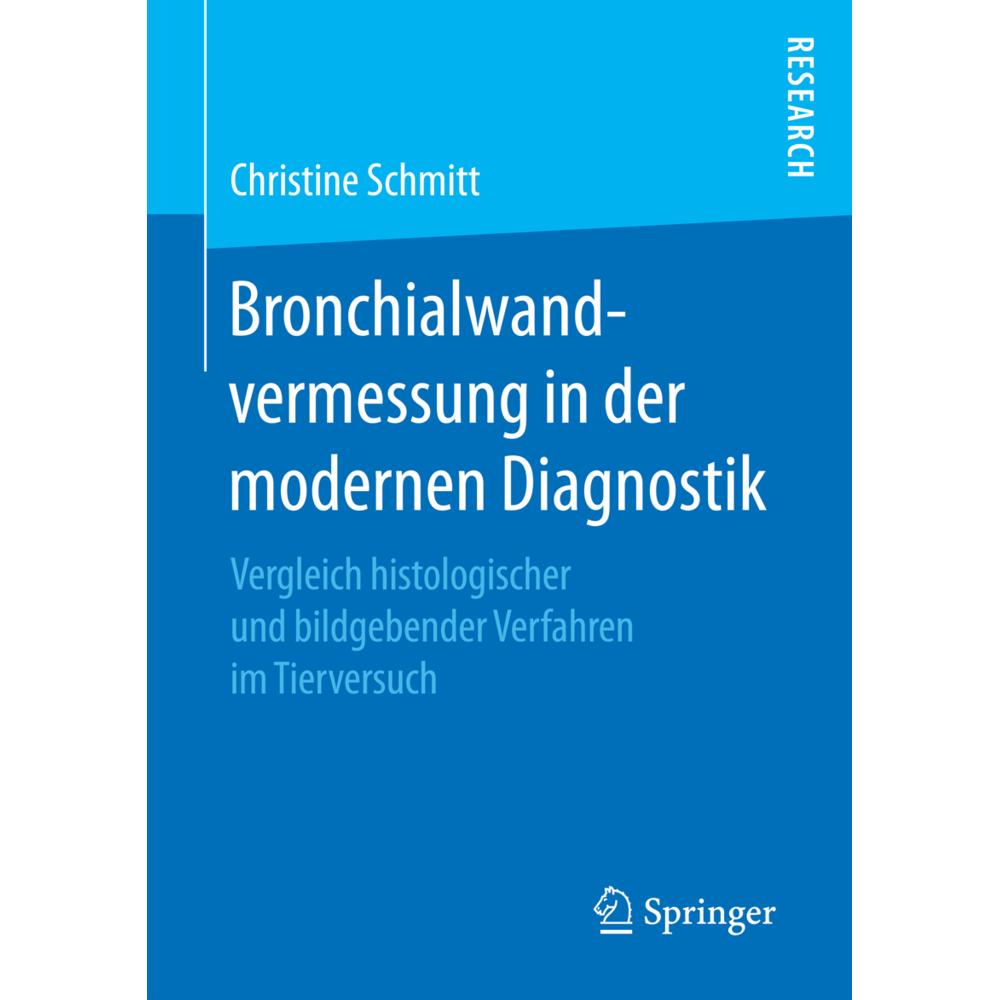 Bronchialwandvermessung in der modernen Diagnostik, Fachbücher von Christine Schmitt
