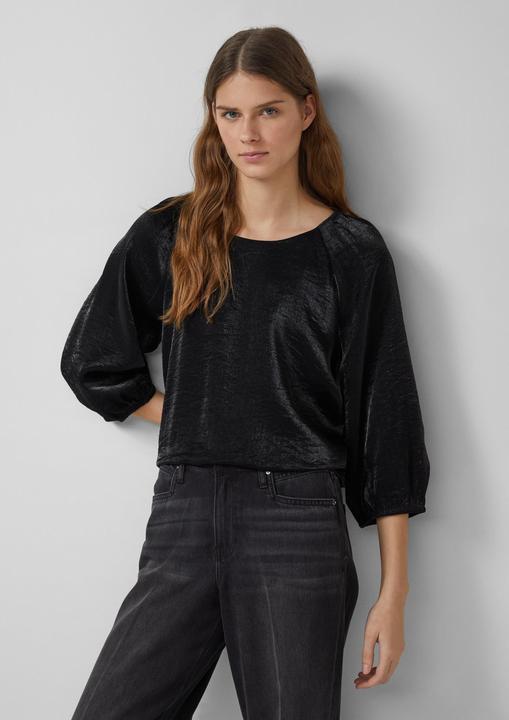 Immagine prodotto s.Oliver Bluse Glänzende Bluse im O-Shape (40)