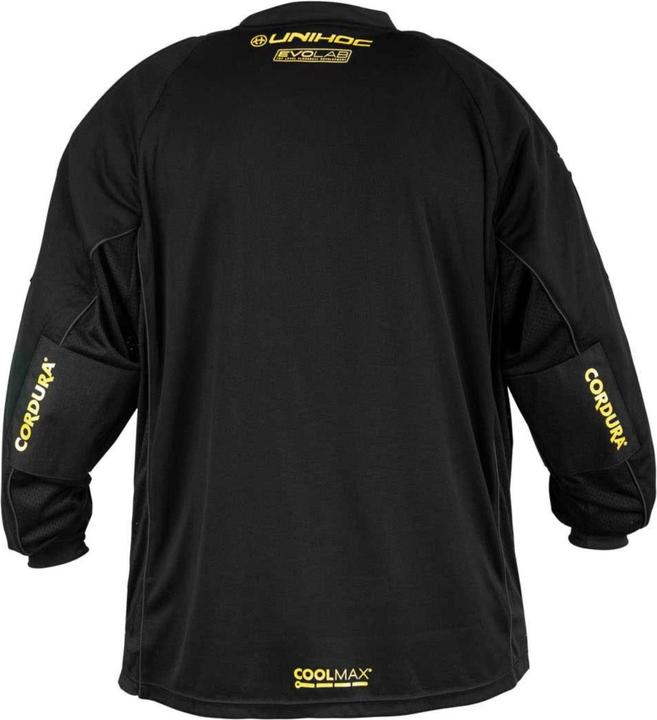 Immagine prodotto Unihoc Goalie Sweater Alpha EVOLAB schwarz/gold-XXL (XXL)